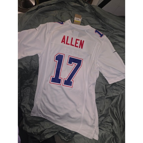 Josh Allen Nike Buffalo Bills White Tundra Football Jersey Mens Small NWT - Picture 8 of 10